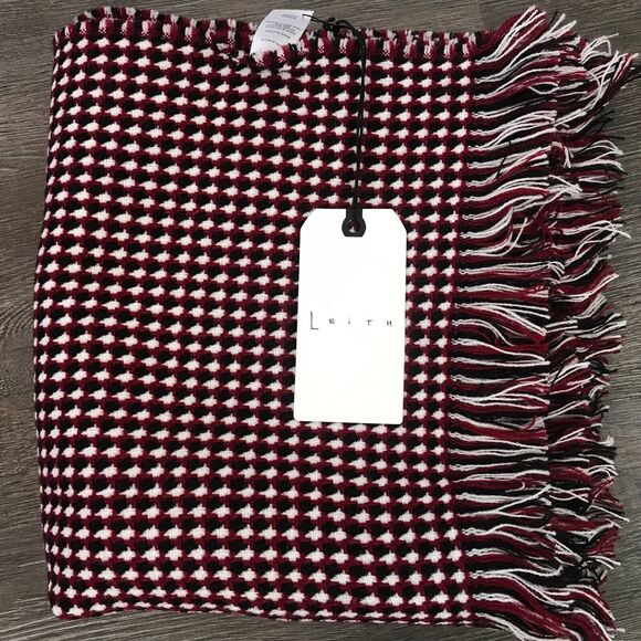 (O) Nordstrom Leith Fringe Aldo Animal Snake Scarf Lot of 2 - Picture 2 of 3